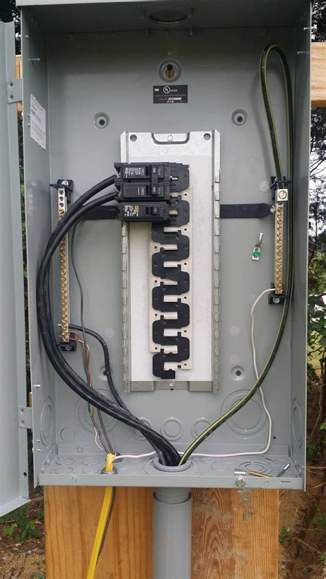 how to wire a panel box